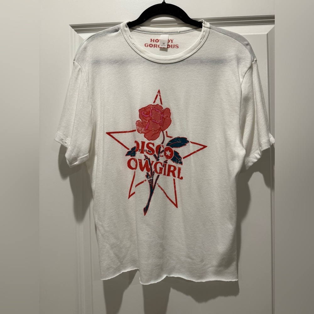 Disco Cowgirl T Shirt Size: M